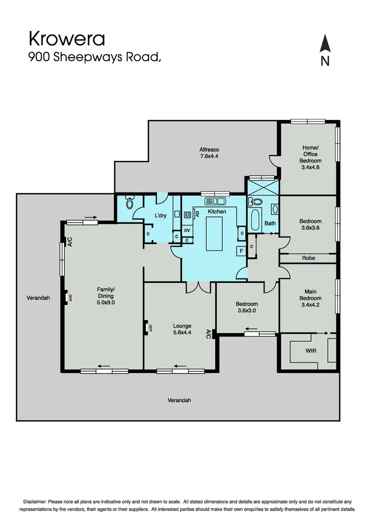 Floorplan of Homely house listing, 900 Sheepways Road, Krowera VIC 3945