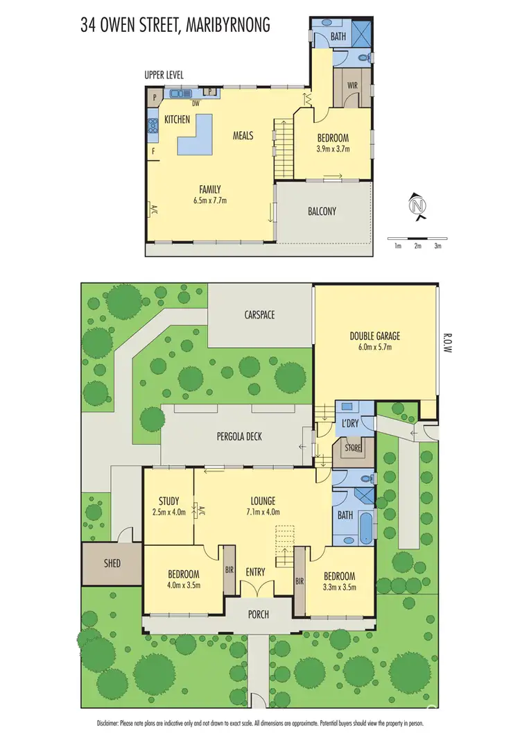 Floorplan of Homely house listing, 34 Owen Street, Maribyrnong VIC 3032