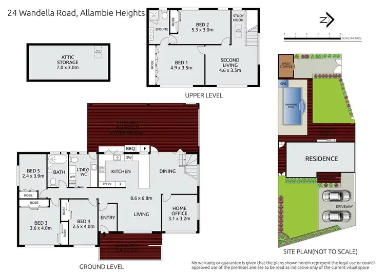 Floorplan of Homely house listing, 24 Wandella Road, Allambie Heights NSW 2100