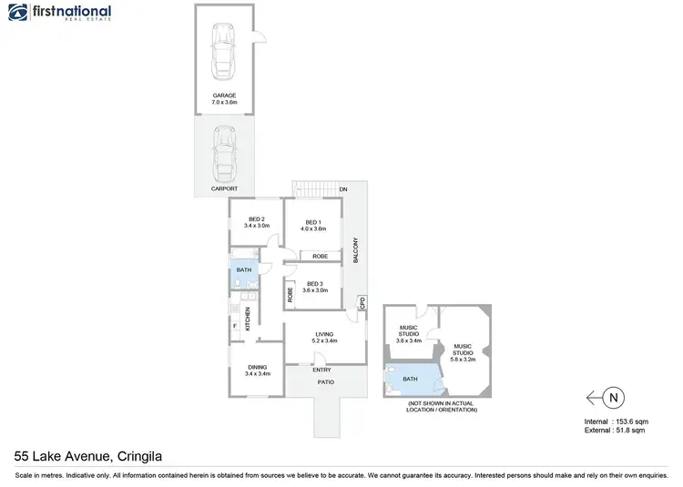 Floorplan of Homely house listing, 55 Lake Avenue, Cringila NSW 2502