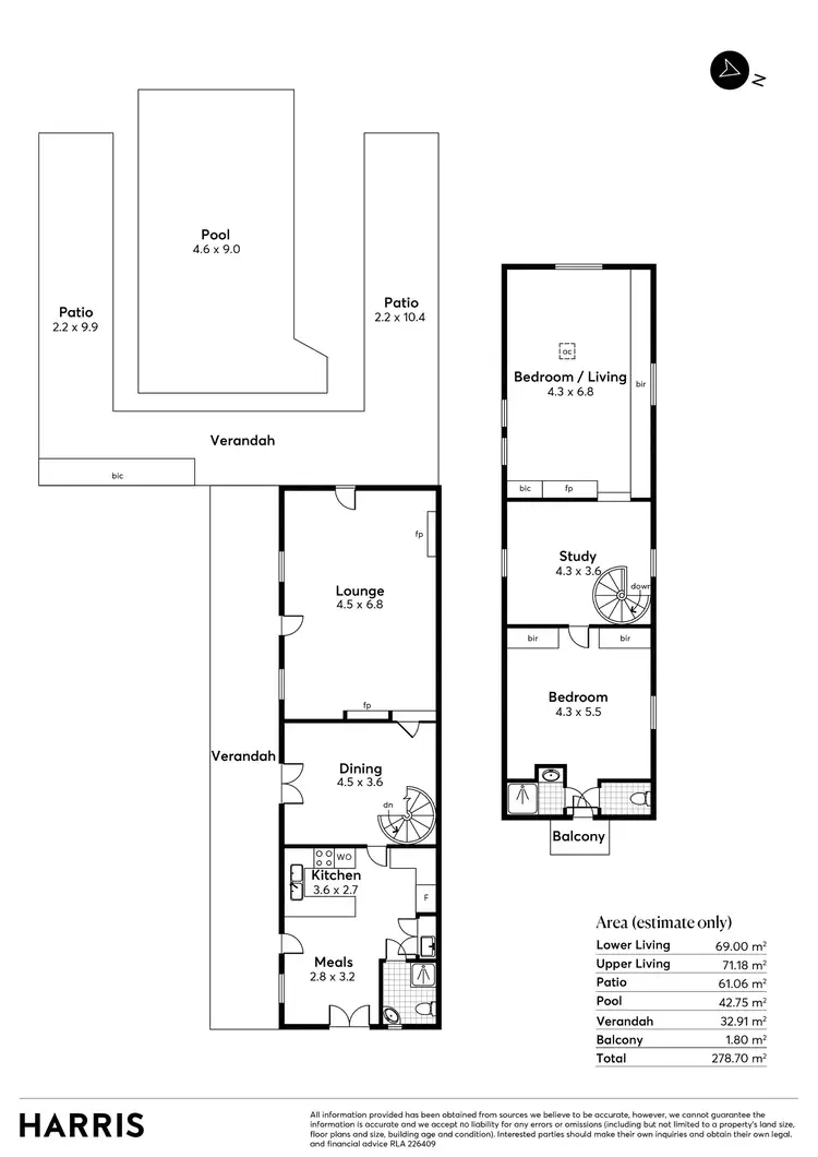 Floorplan of Homely house listing, 142 Molesworth Street, North Adelaide SA 5006