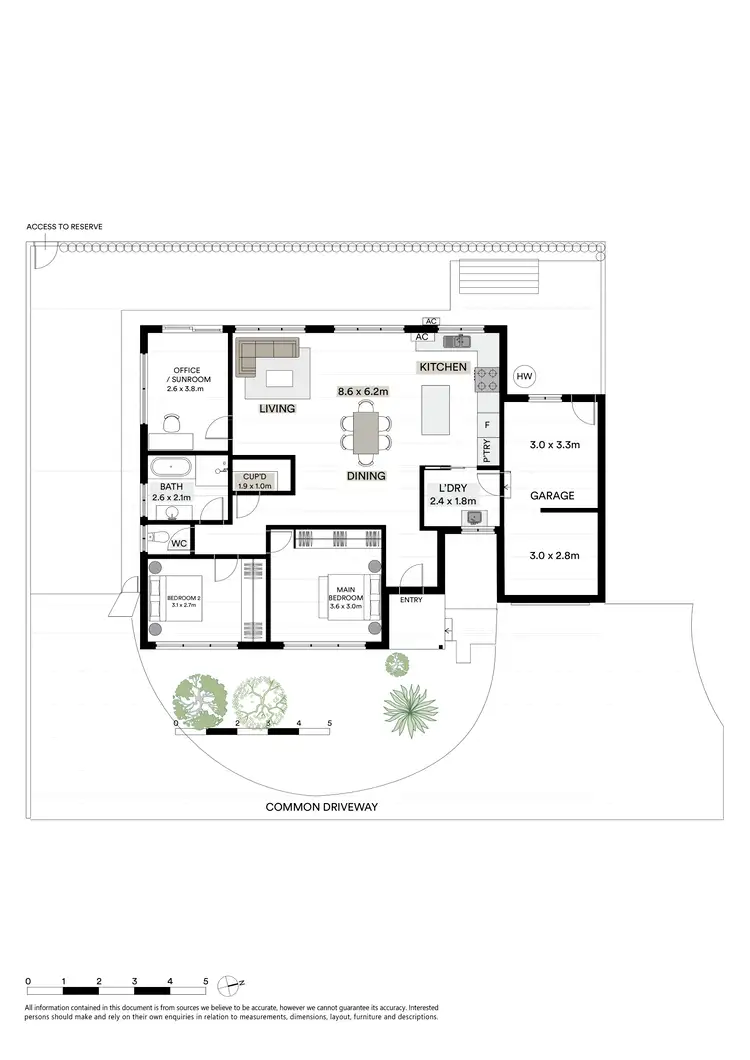 Floorplan of Homely villa listing, 2/22-24 Nariah Crescent, Toormina NSW 2452