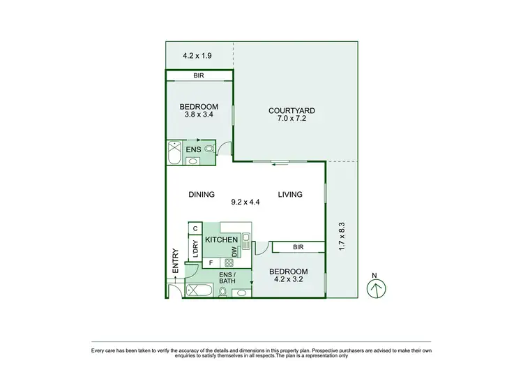 Floorplan of Homely apartment listing, 5/327 Dandenong Road, Prahran VIC 3181