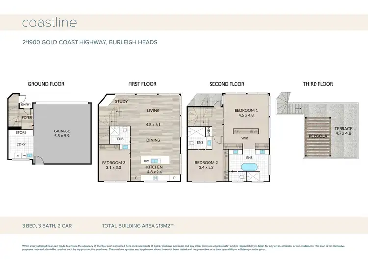Floorplan of Homely villa listing, 2/1900 Gold Coast Highway, Burleigh Heads QLD 4220