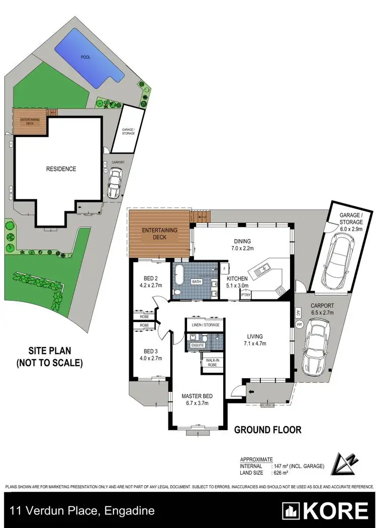Floorplan of Homely house listing, 11 Verdun Place, Engadine NSW 2233