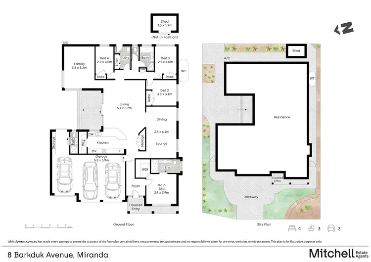 Floorplan of Homely house listing, 8 Barkduk Avenue, Miranda NSW 2228