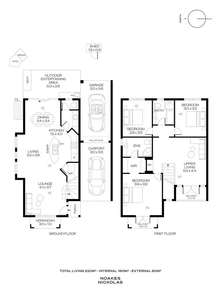 Floorplan of Homely house listing, 3/1 Pridmore Road, Glen Osmond SA 5064