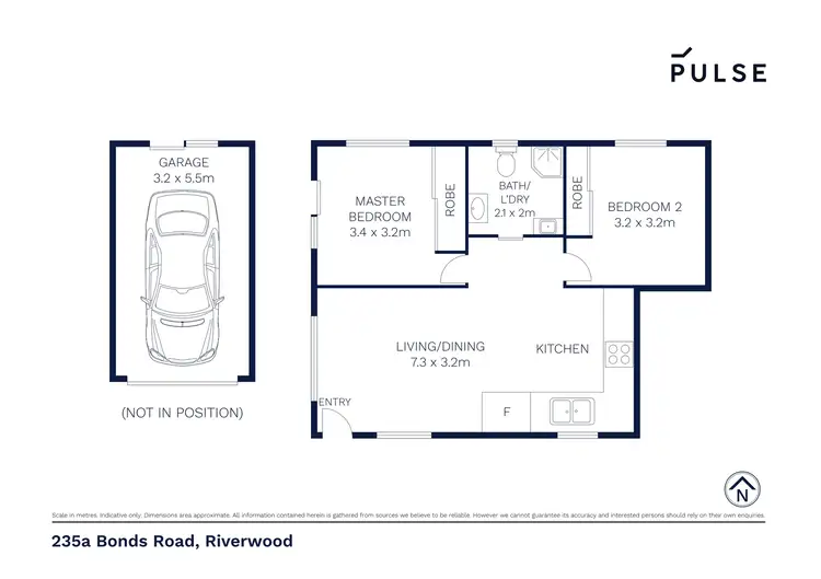 Floorplan of Homely house listing, 235a Bonds Road, Riverwood NSW 2210