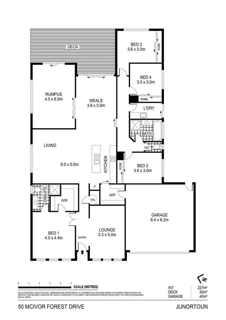 Floorplan of Homely house listing, 50 Mcivor Forest Drive, Junortoun VIC 3551