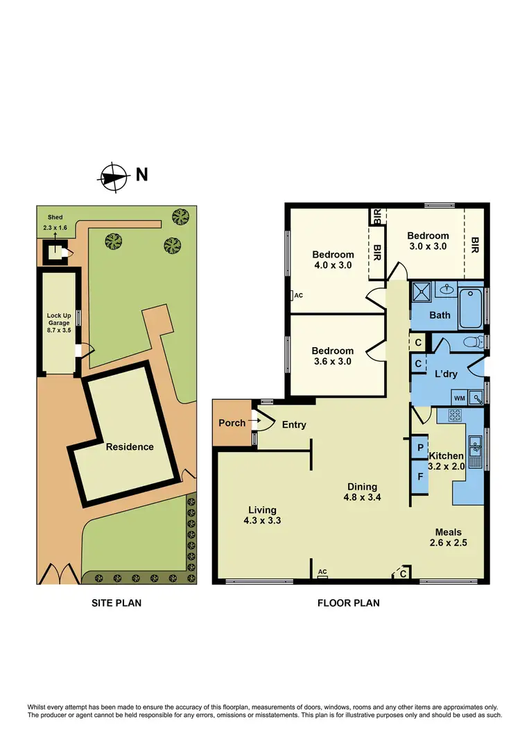 Floorplan of Homely house listing, 5 Roussac Court, Sunshine North VIC 3020