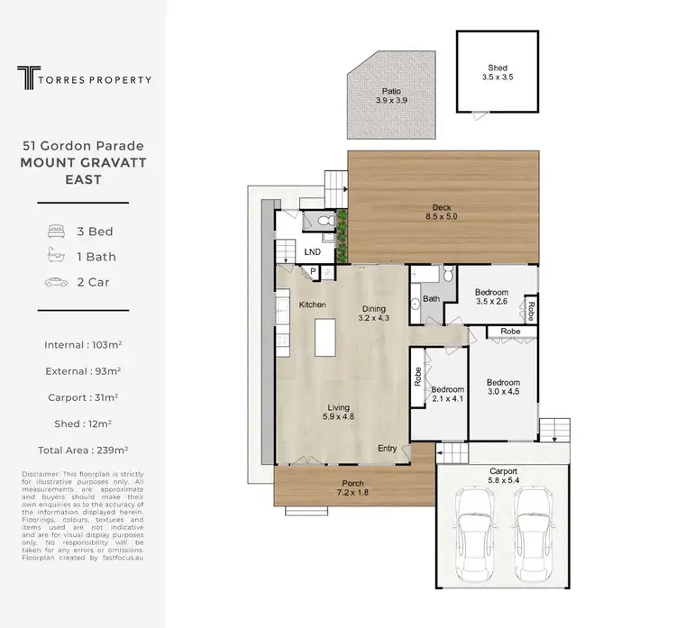 Floorplan of Homely house listing, 51 Gordon Parade, Mount Gravatt East QLD 4122