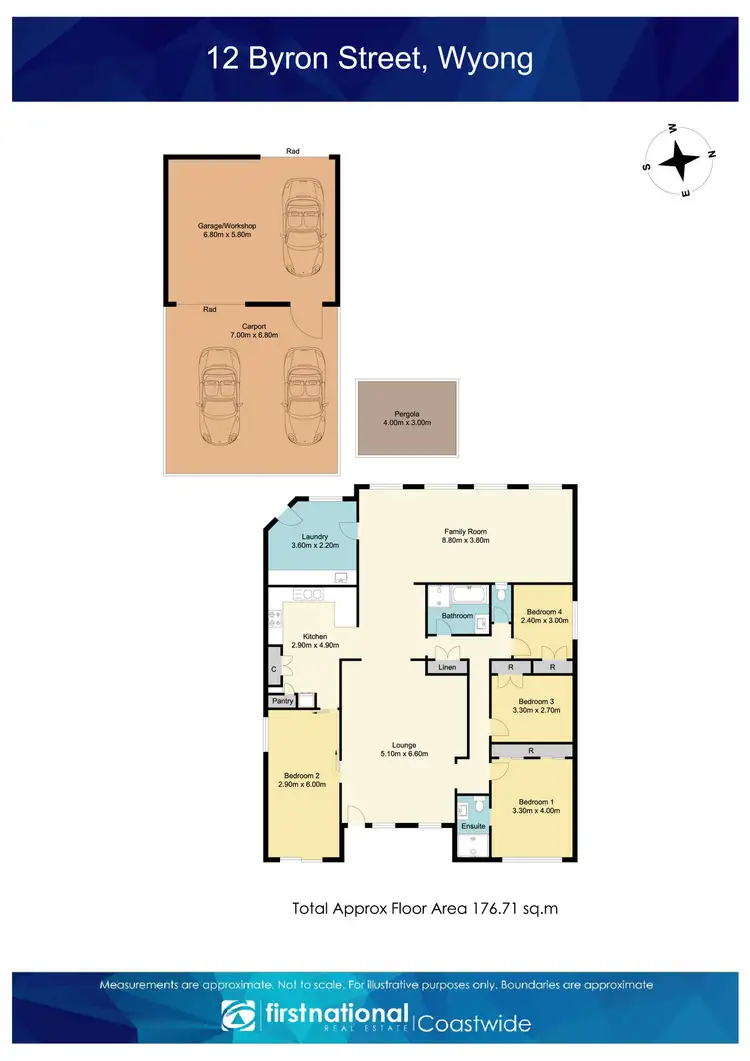 Floorplan of Homely house listing, 12 Byron Street, Wyong NSW 2259