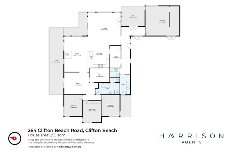 Floorplan of Homely house listing, 264 Clifton Beach Road, Clifton Beach TAS 7020