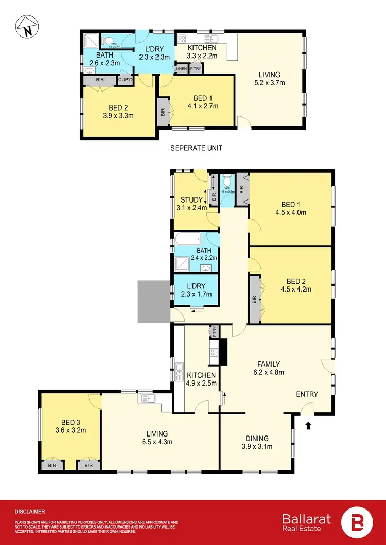 Floorplan of Homely house listing, 316 Eddy Avenue, Mount Helen VIC 3350