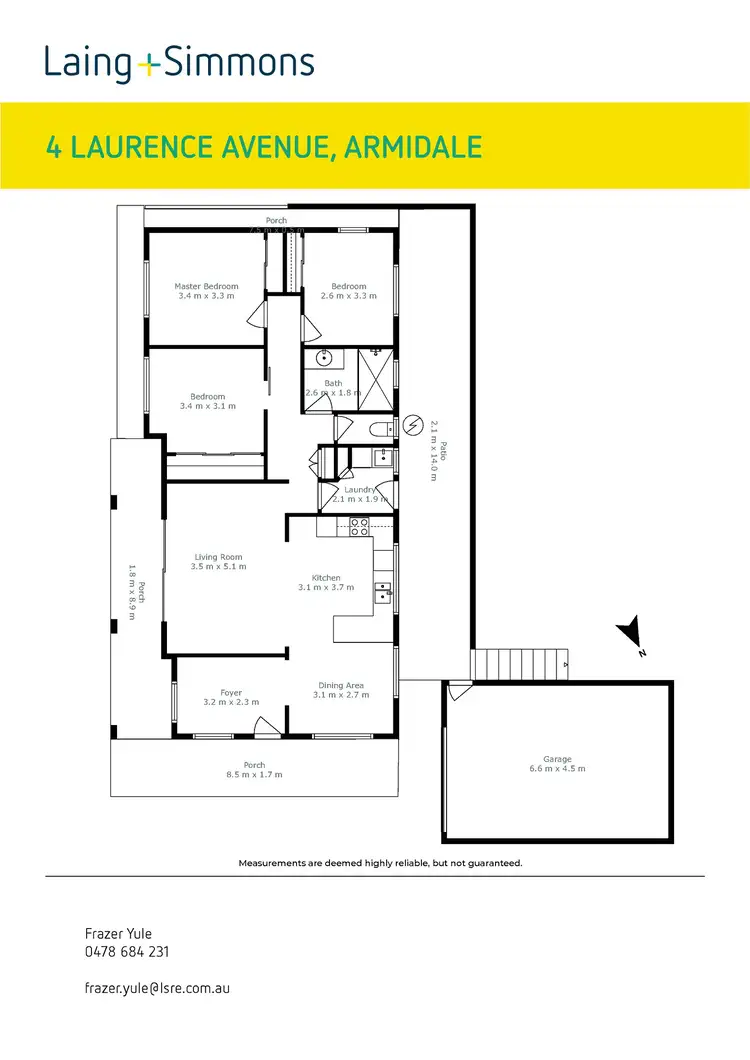 Floorplan of Homely house listing, 4 Laurence Avenue, Armidale NSW 2350