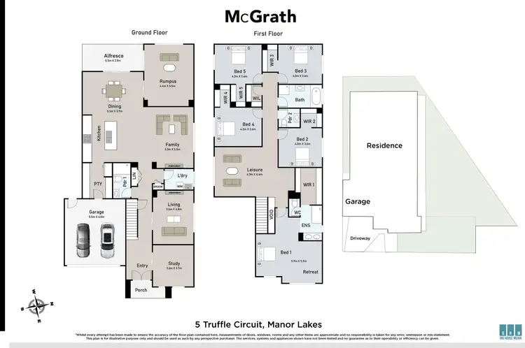 Floorplan of Homely house listing, 5 Truffle Circuit, Manor Lakes VIC 3024