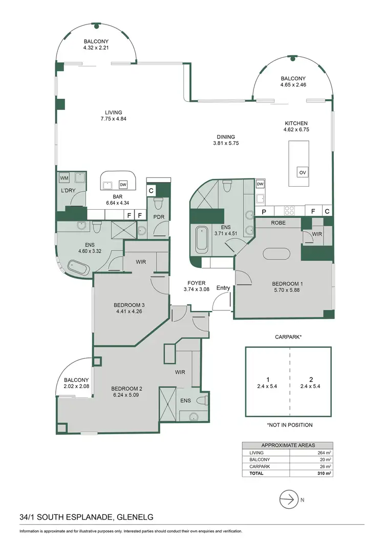 Floorplan of Homely apartment listing, 34/1 South Esplanade, Glenelg SA 5045