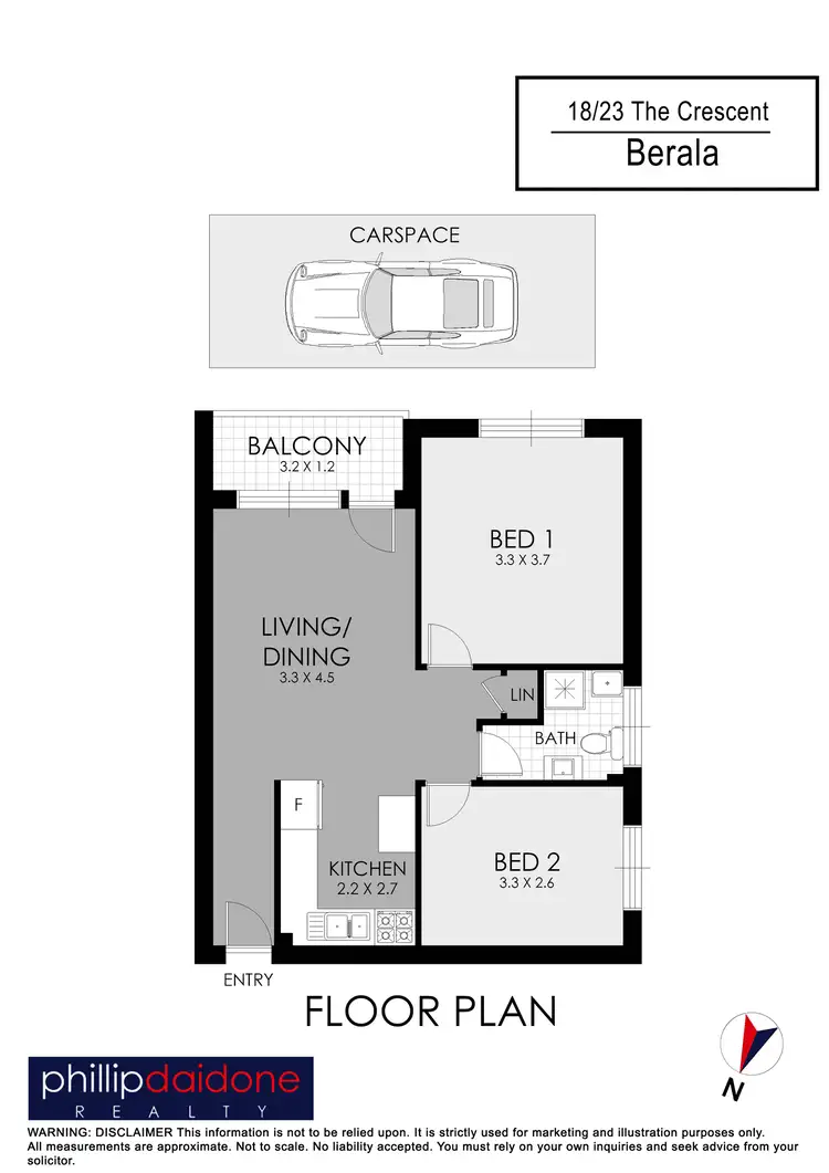 Floorplan of Homely apartment listing, 18/23 The Crescent, Berala NSW 2141