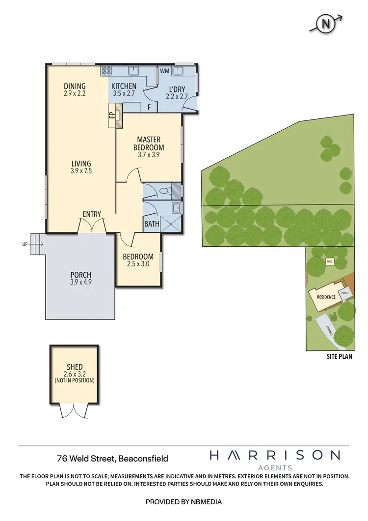 Floorplan of Homely house listing, 76 Weld Street, Beaconsfield TAS 7270
