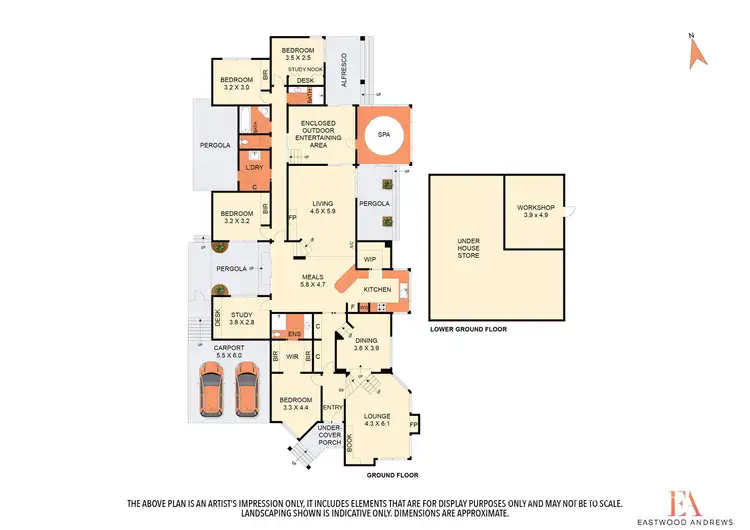 Floorplan of Homely house listing, 12 Westbury Terrace, Highton VIC 3216