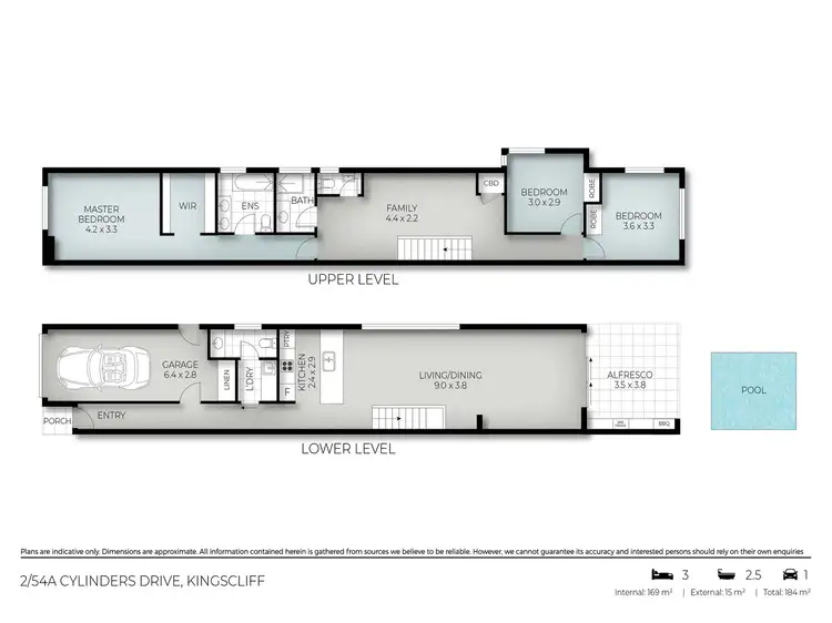 Floorplan of Homely semi-detached listing, 2/54a Cylinders Drive, Kingscliff NSW 2487