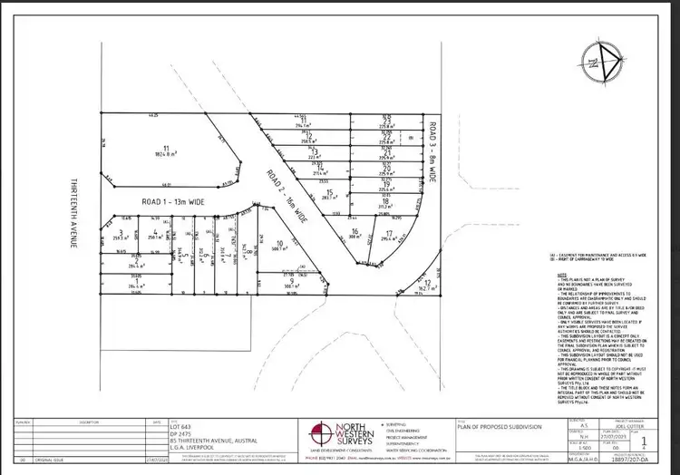 Floorplan of Homely land listing, LOT 10, 85 Thirteenth Avenue, Austral NSW 2179