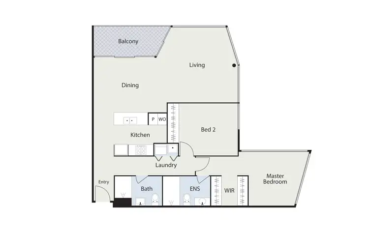 Floorplan of Homely apartment listing, 604/19 Marcus Clarke Street, Acton ACT 2601