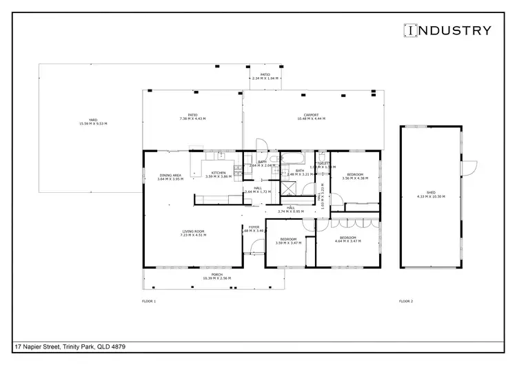 Floorplan of Homely house listing, 17 Napier Street, Trinity Park QLD 4879
