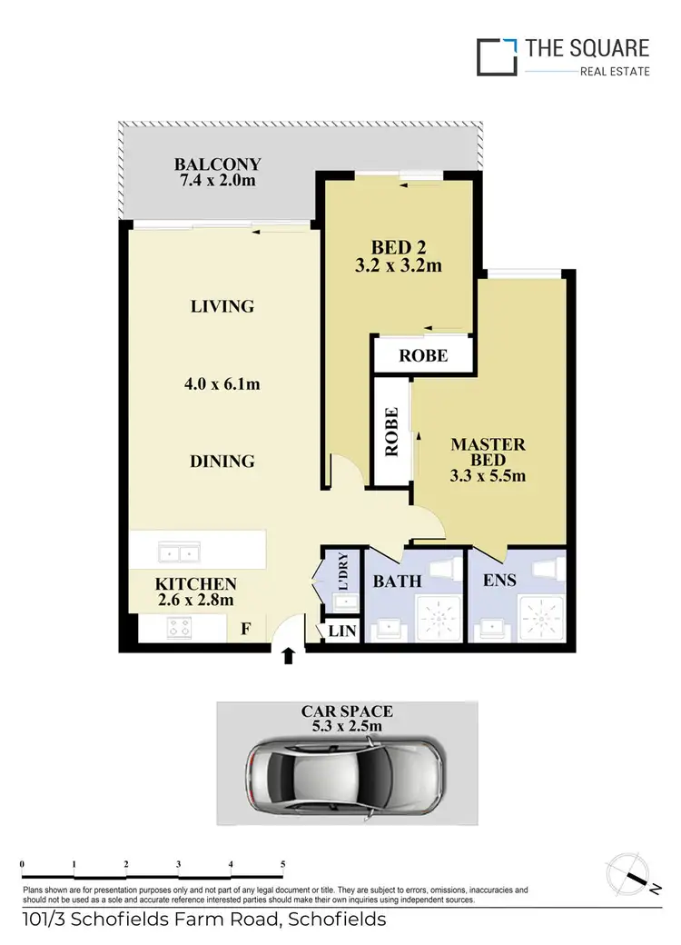 Floorplan of Homely apartment listing, 101/3B Schofields Farm Road, Tallawong NSW 2762