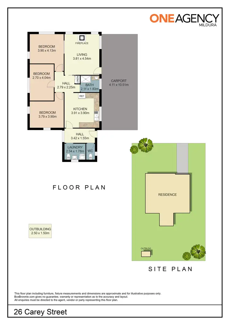 Floorplan of Homely house listing, 26 Cary Street, Euston NSW 2737