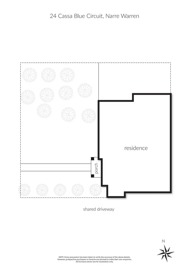 Floorplan of Homely house listing, 24 Cassa Blue Circuit, Narre Warren VIC 3805