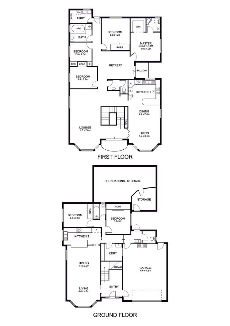 Floorplan of Homely house listing, 16 Foxzami Crescent, Epping VIC 3076