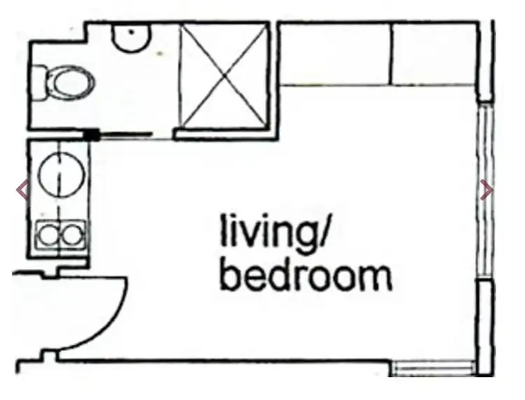 Floorplan of Homely apartment listing, 405/68 Hayward Lane, Melbourne VIC 3000