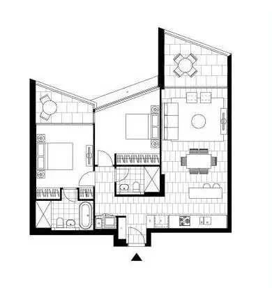 Floorplan of Homely apartment listing, 1506/18-20 Ocean Street, Bondi NSW 2026