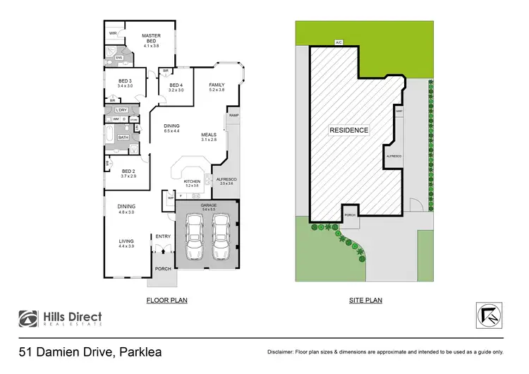 Floorplan of Homely house listing, 51 Damien Drive, Parklea NSW 2768