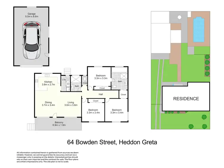 Floorplan of Homely house listing, 64 Bowden Street, Heddon Greta NSW 2321