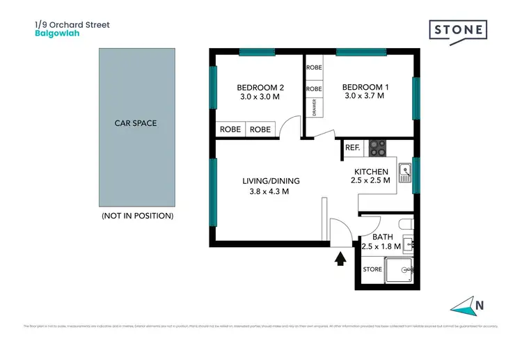 Floorplan of Homely apartment listing, 1/9 Orchard Street, Balgowlah NSW 2093