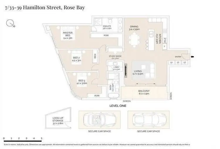 Floorplan of Homely apartment listing, 33-39 Hamilton Street, Rose Bay NSW 2029