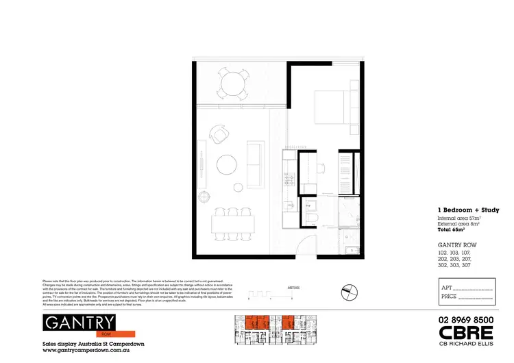 Floorplan of Homely apartment listing, 202/4 Denison Street, Camperdown NSW 2050
