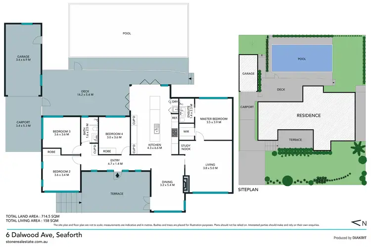Floorplan of Homely house listing, 6 Dalwood Avenue, Seaforth NSW 2092