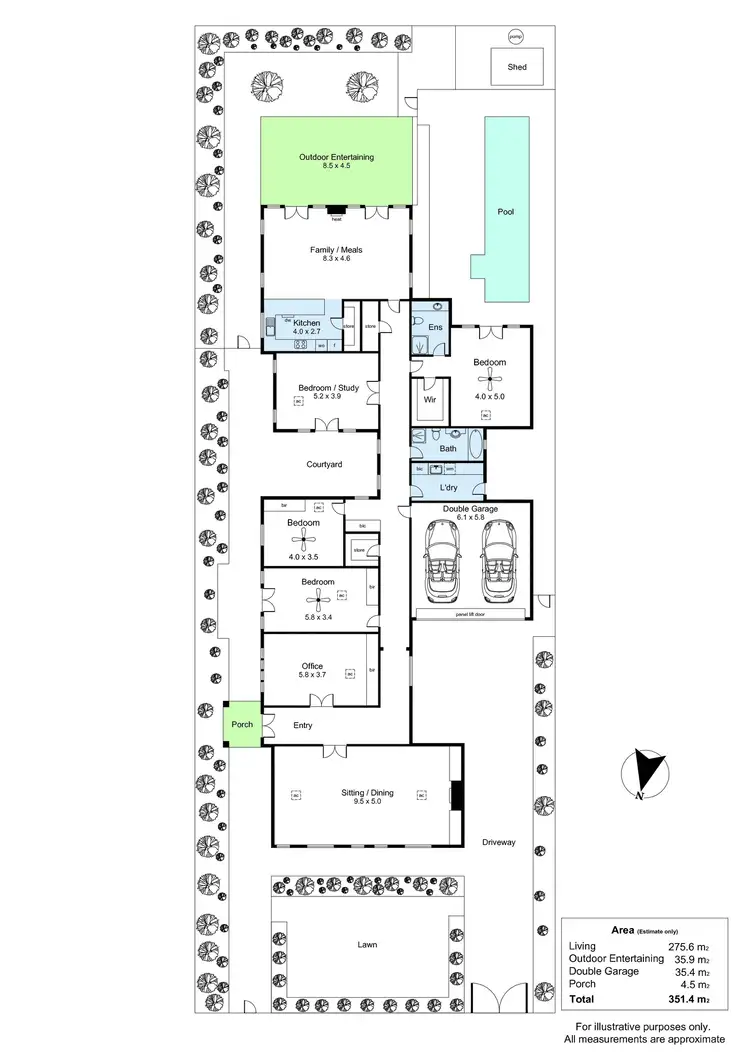 Floorplan of Homely house listing, 32 Dutton Terrace, Medindie SA 5081