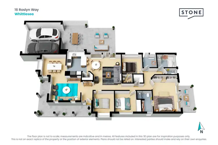 Floorplan of Homely house listing, 16 Roslyn Way, Whittlesea VIC 3757