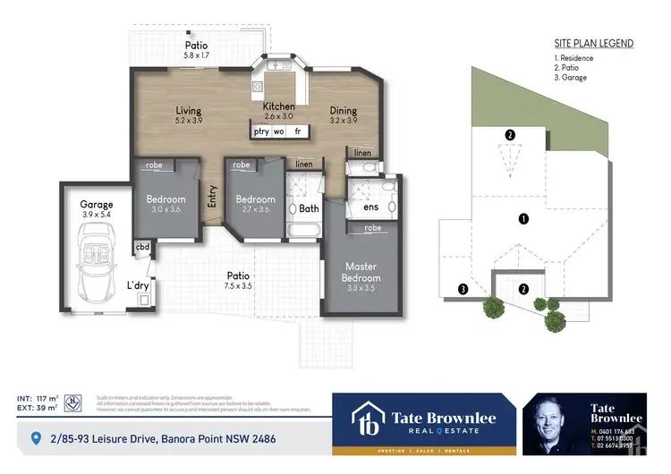 Floorplan of Homely villa listing, 2/85-93 Leisure Drive, Banora Point NSW 2486