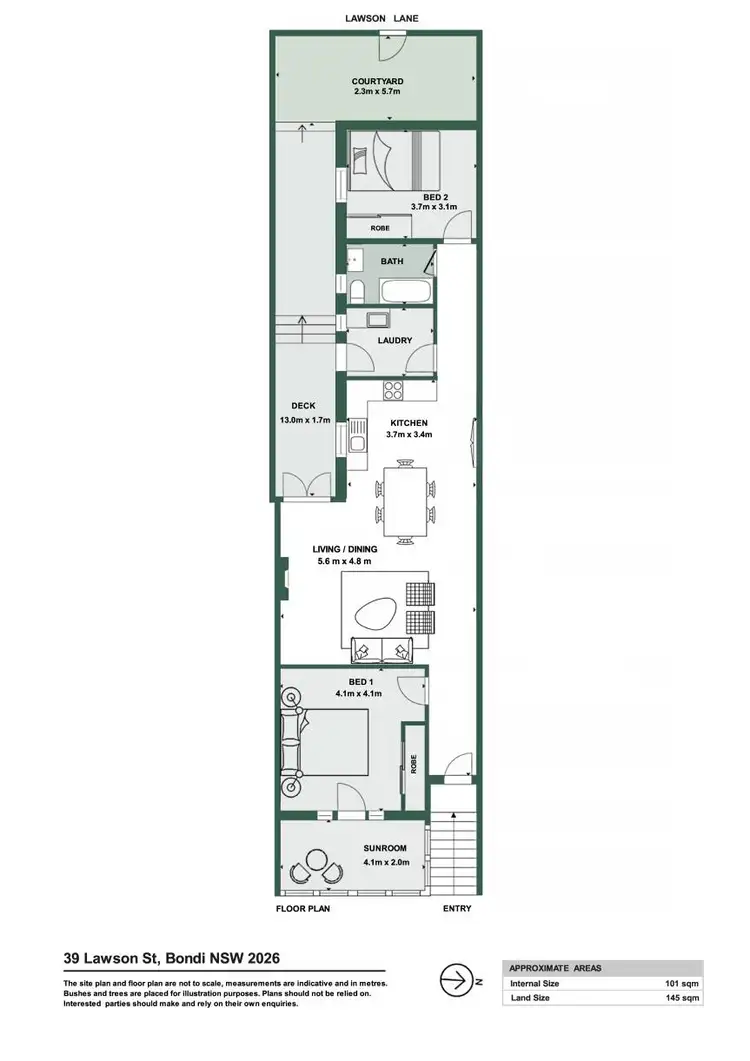 Floorplan of Homely house listing, 39 Lawson Street, Bondi Junction NSW 2022