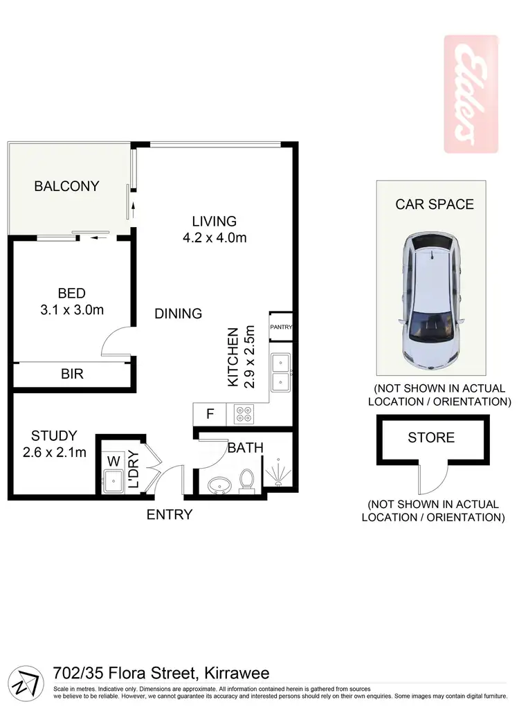 Floorplan of Homely apartment listing, 702/35 Flora Street, Kirrawee NSW 2232