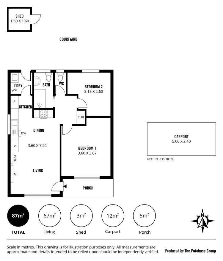 Floorplan of Homely unit listing, 4/12-14 Gladstone Road, Prospect SA 5082