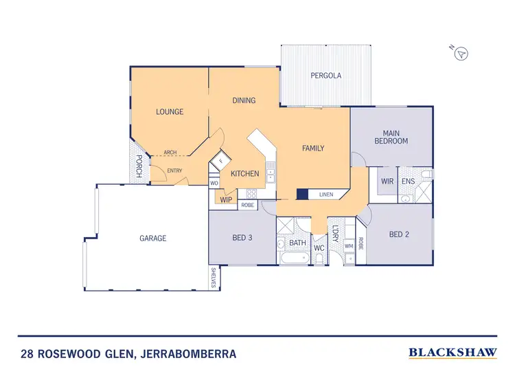 Floorplan of Homely house listing, 28 Rosewood Glen, Jerrabomberra NSW 2619
