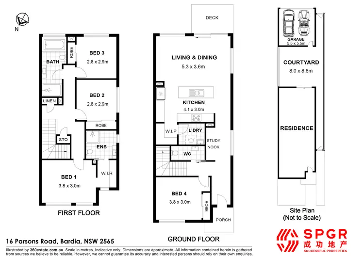 Floorplan of Homely house listing, 16 Parsons Road, Bardia NSW 2565