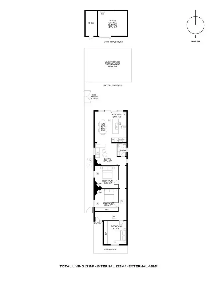 Floorplan of Homely house listing, 21 Ballara Street, Mile End SA 5031