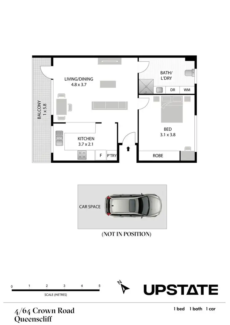 Floorplan of Homely apartment listing, 4/64 Crown Road, Queenscliff NSW 2096